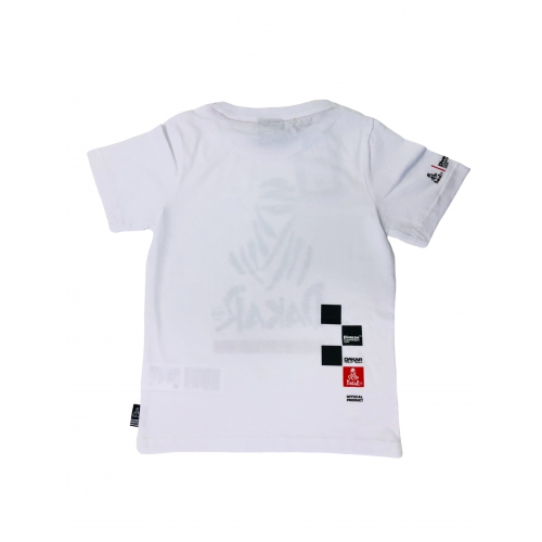 Vaikiški balti marškinėliai DAKAR 2020