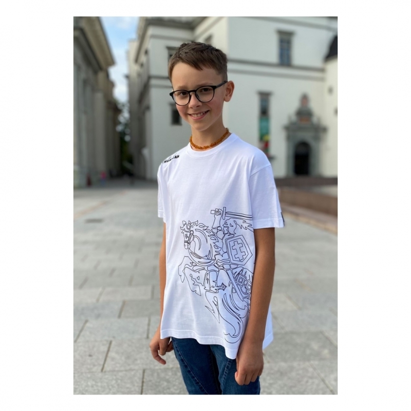 Balti vaikiški marškinėliai „Vytis“ ISTORIJA