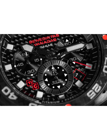 Benediktas Vanagas DAKAR edition | riboto leidimo vardinis laikrodis