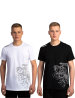 Marškinėlių rinkinys VYTIS | Juodi ir balti marškinėliai