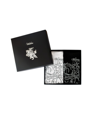 Marškinėlių rinkinys VYTIS | Juodi ir balti marškinėliai