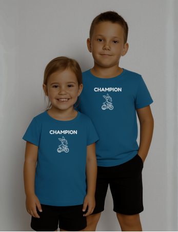 CHAMPION vaikiški marškinėliai | Velomaratonas
