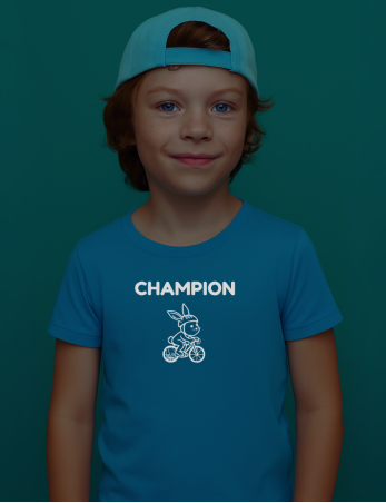 CHAMPION vaikiški marškinėliai | Velomaratonas