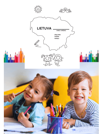SPALVINIMO LAPAI VAIKUČIAMS – atsisiųskite nemokamai