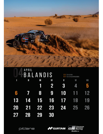 Sieninis kalendorius 2024