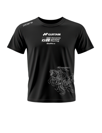 KOMANDA vyriški marškinėliai | Benediktas Vanagas | Dakaras 2026