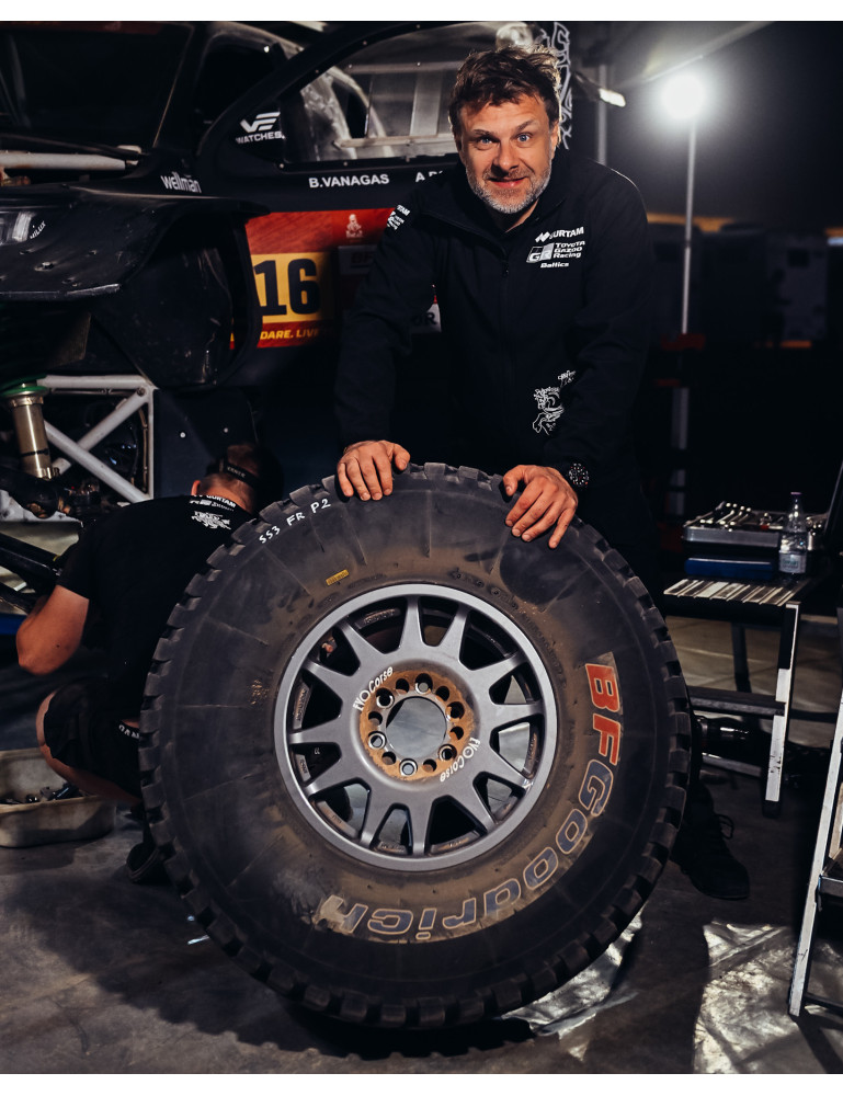 Ratlankis DAKAR 2026 su Benedikto Vanago parašu