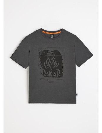DAKAR DES pilki vyriški marškinėliai