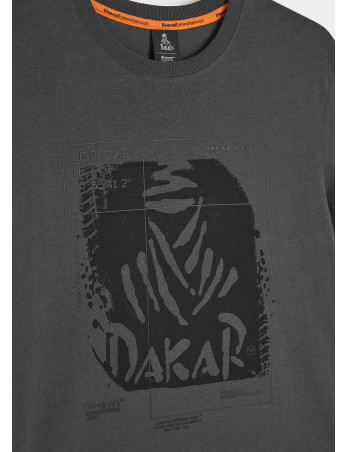 DAKAR DES pilki vyriški marškinėliai