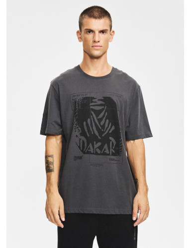 DAKAR DES PILKI vyriški marškinėliai