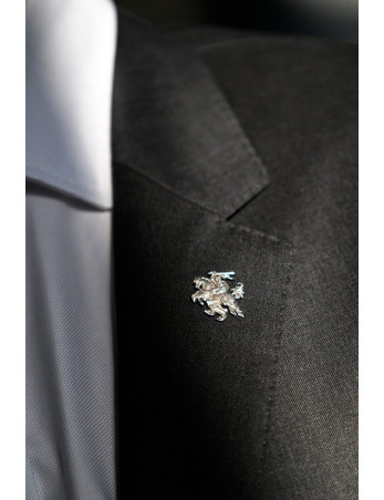 Sidabrinis ženkliukas VYTIS | 925 prabos sidabras, rankų darbo