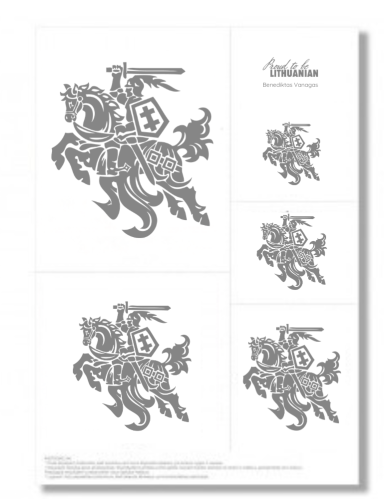 Lipdukų rinkinys VYTIS