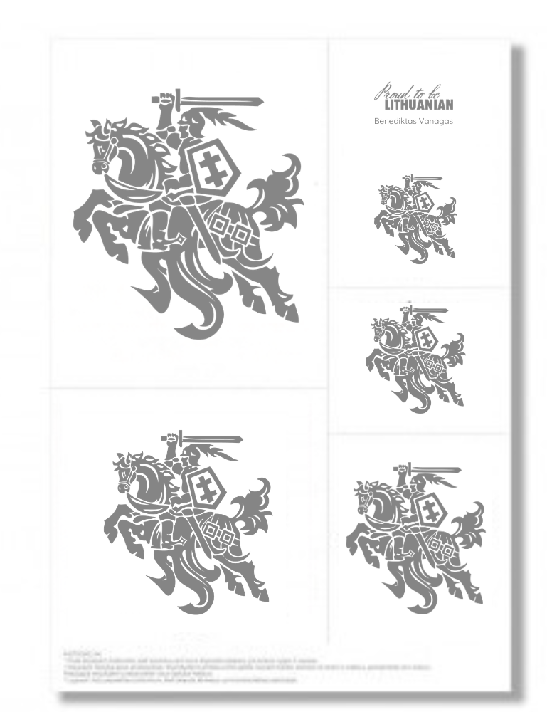 Lipdukų rinkinys VYTIS