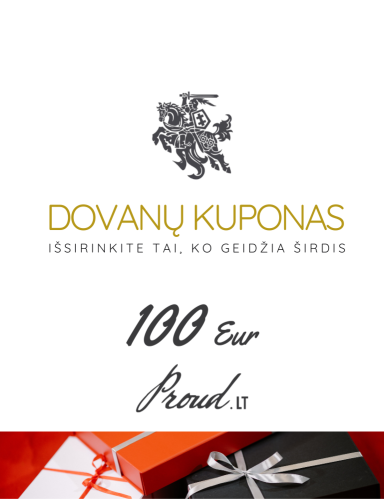 Elektroninis dovanų kuponas 100 € (6 mėn.) | proud.lt