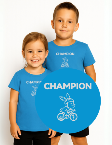 CHAMPION vaikiški marškinėliai | Velomaratonas
