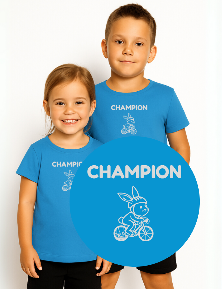 CHAMPION vaikiški marškinėliai | Velomaratonas