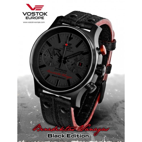 Benedikto Vanago vardinis laikrodis „Black Edition“