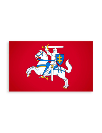 Įrėminta Lietuvos istorinė vėliava