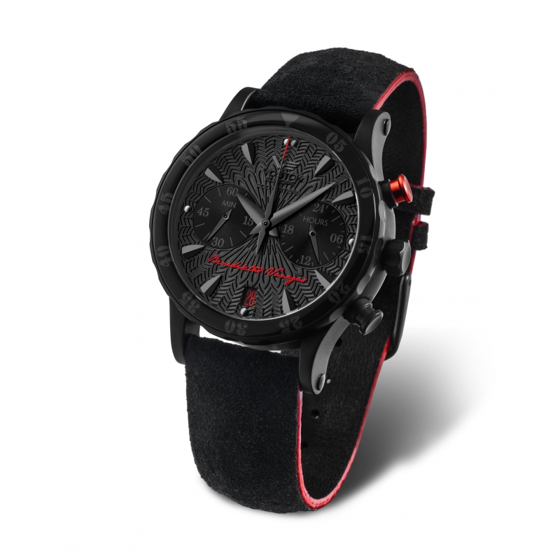 Benedikto Vanago moteriškas vardinis laikrodis „Black Edition Ladies Design“